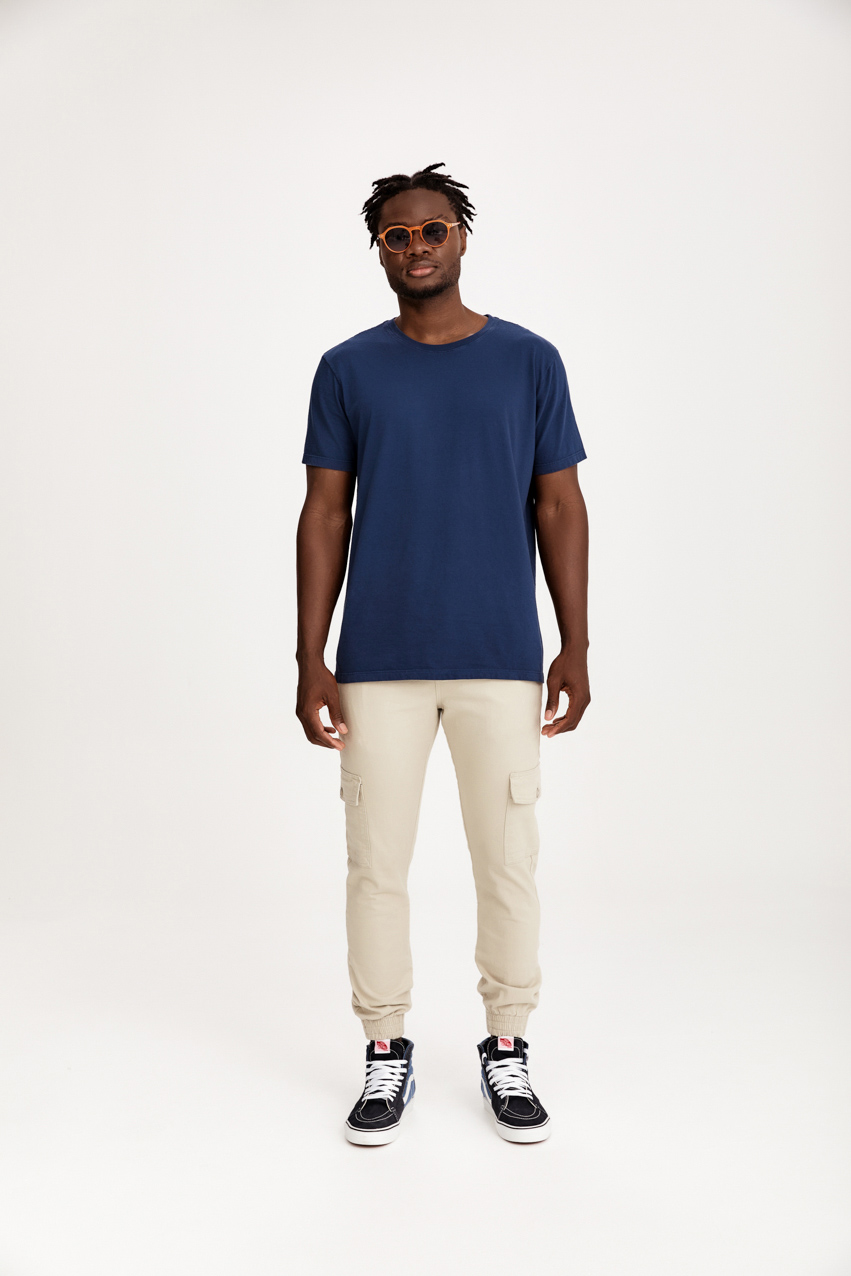 Camiseta Estonada Marinho Profundo - Unissex